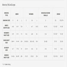 67 proper ride binding size chart