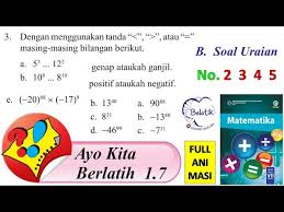 Kunci jawaban ppkn kelas xi semester 2 bab 7. Ayo Kita Berlatih 1 7 No 2 3 4 5 Kelas 7 Smp Mts Paket Bse Matematika Halaman 86 Uraian Revisi 2017 Youtube