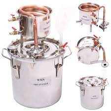 Diy home made stock pot moonshine still Diy Home 3 Gal 12 Litres Alcohol Whisky Water Cooper Distiller Cooler Moonshine Still Stainless Boiler Keg Spirits Brew Kit Kit Bronze Kit Machinedistillation Tester Aliexpress