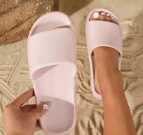 Fashion Summer 2024 New PU Patent Fashionable Versatile EVA Slippers,  High-End Comfortable Couples Slippers, Lightweight Soft Non-Slip Sandals,  House ...