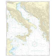 Nv Pilot Chart 4 Mediterranean West Gibraltar To Sicily Adriatic Sea