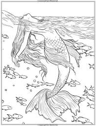 Mermaid coloring pagesor adults rtdrmebec uncategorized realistic jpg home google docs print. Pin On Mermaid Coloring Pictures