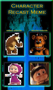 Karaoke video with lyrics for kids. Masha And The Bear Recasted By Hicbar On Deviantart