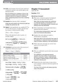 Online library chapter 11 study guide stoichiometry you further event to read. Stoichiometry Stoichiometry Section 11 1 Defining Solutions Manual Practice Problems Pages Chapter 11 G 2mgo S G 2nh 3 Pdf Free Download