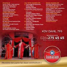 tunatan tesisleri serdivan sakarya ramazan 2019 iftar menuleri ve fiyatlari iftar menusu iftariyelikler corba secenekleri ara sica iftar icecekler ramazan