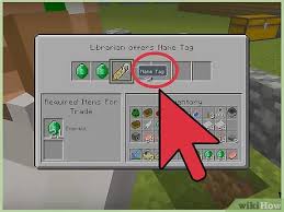 If it is not renamed, it has no effect when used on a mob. How To Rename Villagers In Minecraft 6 Steps With Pictures