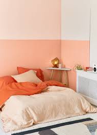 There is a repeating pattern (every 3 lines of orange bricks is a repeat) within the brick layout, so pls figure the repeating pattern out first before installing. Peach Light Orange Bedroom Walls Novocom Top