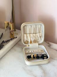 Target Cream Jewerly Travel Box Travel Box Things To Sell Ring Necklace