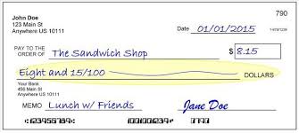Learn How To Write A Check Personal Finance Made Easy Banking Loans Credit Card Advice Echeck Org