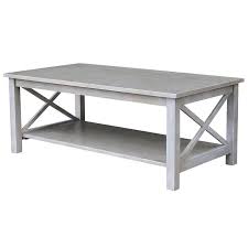On sale for $149.39 original price $165.99. International Concepts Hampton Coffee Table In Washed Gray Taupe Ot09 70c