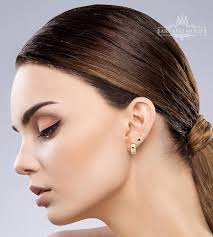 Amazon.com: Solid 14kt Gold Wide Huggie Hoop Earring, Small Sized Round  0.5" Diameter, Unisex Adult (Two-tone Yellow and White Gold): Clothing,  Shoes & Jewelry