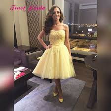 Mariage & fête de mariage. Amazing Wedding Party Dress Scoop Neckline Appliques Yellow Bridesmaid Dresses Short Robe De Longue Pour Mariage Bridesmaid Dresses Aliexpress