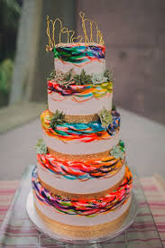 A Bright Colorful Mexican Glam Themed Wedding Colorful Wedding Cakes Mexican Wedding Cake Wedding Cake Toppers