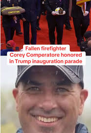 First responders from Butler County, #Pennsylvania, marched in President  Donald #Trump's inauguration parade, honoring firefighter Corey  Comperatore. Comperatore, a Buffalo Township firefighter, was ...