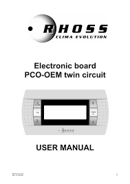 Bryant evolution control thermostat manual. Manual Pcooem Bicircuit Rhoss
