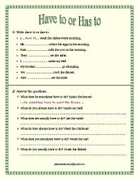I / you / he / she / it / we / you / they + modal verb + main verb. 57 Free Have To Worksheets