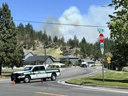 Smoke from Spokane fire
