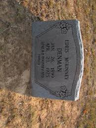 Edris McKinney “Edie” Hamilton Denman (1899-1975)