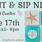 Coastal Coasters Paint & Sip