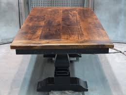 50 Stunning Pieces Of Reclaimed Wood Pedestal Dining Table Reclaimed Wood Dining Table Trestle Dining Tables