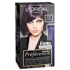 It has no sulphates* and is enriched with linseed oil. L Oreal Ifinia Preference Permanent Hair Colour Deep Purple P38 Clicks