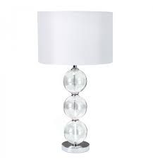 Get great deals on ball table lamps. Clear Glass Stacked Ball Table Lamp