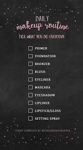 Beauty Story Template Story Template Slam Book Questions Instagram Story Template