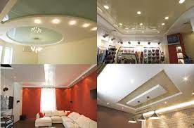 طريقة توزيع الاضاءة أو السبوت لايت في اسقف الجبس المعلق ديكورموز ceiling lights home home decor