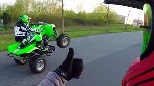 No parts of this publication may be reproduced, stored in a retrieval system, or transmitted in any form or by any means, electronic mechanical photocopying. First Ride Kawasaki Kfx 700 Wheelpi Fail Quad Atv Youtube