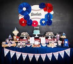 Baseball themed decorating and apparel is inexpensive and easy to find. Baseball Baby Shower Hostess With The Mostess