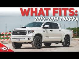 Toyota equips the 2019 tundra trd pro with a 275/65r18 tire. What Fits My 14 19 Toyota Tundra Custom Offsets
