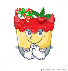 This christmas cartoon follows the story of the two feuding sons of mother nature. Devil Christmas Cookies In The Shape Cartoon Stock Illustration 58342796 Pixta