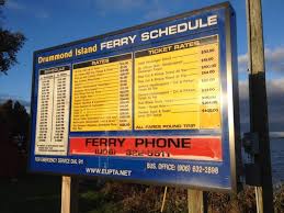 It is one mile ferry. Drummond Island Ferry De Tour Village Mi Transportation Mapquest