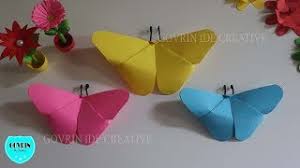 Oleh sebab itu, berikut cara membuat origami untuk hiasan dinding yang indah, mudah, dan murah. Cara Mudah Membuat Kupu Kupu Dari Kertas Hiasan Dinding Kupu Kupu Hiasan Dinding Youtube