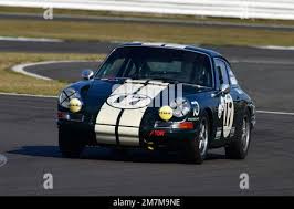Dean Desantis, David Hinton, Porsche 911, Masters Historic Racing,  International Trophy for Classic GT Cars Pre '66, a fifty minute race with  a compul Stock Photo