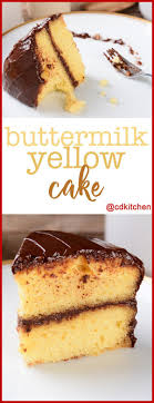 Moist Buttermilk Yellow Cake Cdkitchen Com In 2020 Cake Recipe Using Buttermilk Buttermilk Cake Recipe Cakes Made With Buttermilk