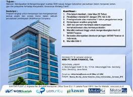 Wom finance melayani seluruh wilayah indonesia. Lowongan Kerja Lowongan Kerja Management Trainee Credit Wom Finance