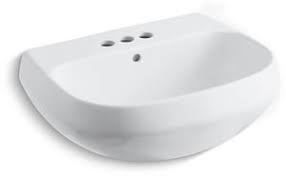 kohler wellworth pedestal vessel