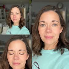 Tinted sunscreen and light hac makeup look