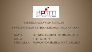 Cara semakan plkn melalui khidmat sms. Program Latihan Khidmat Negara Plkn By Siti Nursiah