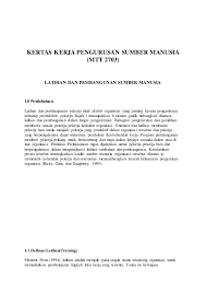 Ia sesuai untuk pekerjaan yang memerlukan kemahiran tinggi, seperti kerja seni dan kraf. Kertas Kerja Pengurusan Sumber Manusia