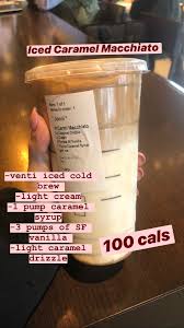 Healthy Starbucks Drink 100 Calories In 2020 Starbucks Drinks Recipes Healthy Starbucks Drinks Iced Starbucks Drinks