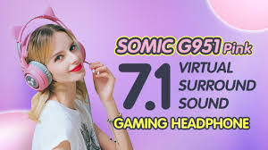 We did not find results for: Somic G951 Pink Gaming Headphone With 7 1 Surround Sound Kawaii Cat Ear Headset Youtube