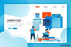 Cartoon Illustrations For Online Learning And Exam Via Mobile Apps Distance Learning Program For In 2020 Online Learning Distance Learning Programs Distance Learning