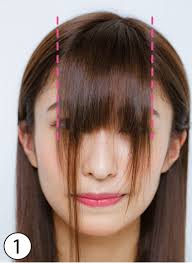 顔型別 前髪セルフカットで小顔 切り方 スタイリング術も伝授 hair styles short hair styles hair arrange