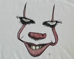 Draw in the sharp pointed teeth, then draw in the wrinkles around the outer mouth lining. Pennywise Smile Drawing Novocom Top