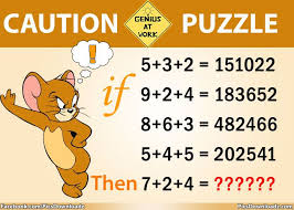 If 5 3 2 151022 Then 7 2 4 Genius Math Puzzles Math Puzzles Pics Story Maths Puzzles Math Riddles Math Riddles Brain Teasers