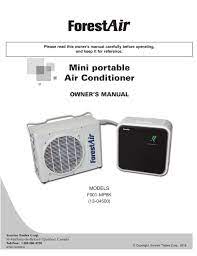 Ello' everyone,today mac is here to unbox the forest air 10k btu mini split air conditioner features:diy portable split a/c system3 in 1 functions: Forestair F001 Mp8k Owner S Manual Pdf Download Manualslib