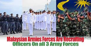 Leftenan muda maritim gred t13. Malaysian Armies Forces Are Recruiting Officers On All 3 Army Forces Everydayonsales Com News