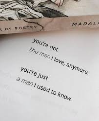 Youre Not The Man I Love Anymore Via Https Ift Tt 2e7duqv Love Quotes Funny Heartless Quotes Feeling Loved Quotes